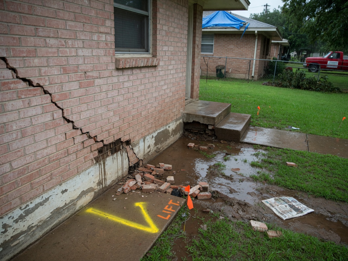 Signs of Foundation Movement After Heavy Texas Rainfall